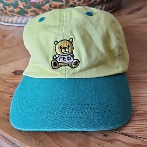 Original Teddy Fresh Cotton Denim Yellow Ted Hat Cap Hard to find - 2017